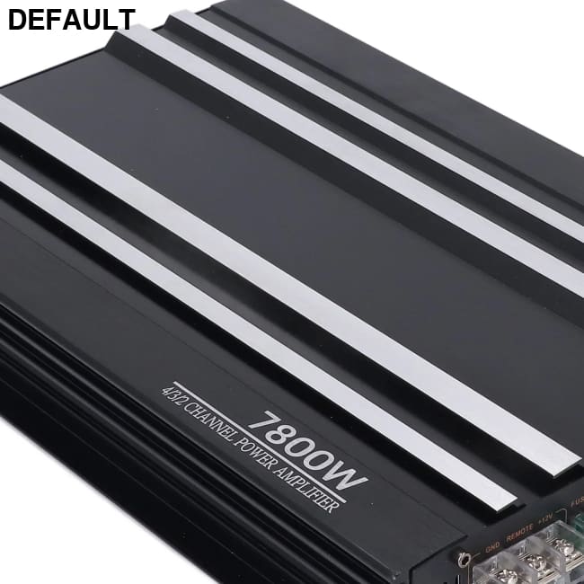 Car Stereo Amp Amplifier 7800W 4 Channels Class Aluminum Alloy Pure Bass Power for 12V Truck Boat UTV Motorcycle