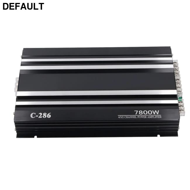 Car Stereo Amp Amplifier 7800W 4 Channels Class Aluminum Alloy Pure Bass Power for 12V Truck Boat UTV Motorcycle