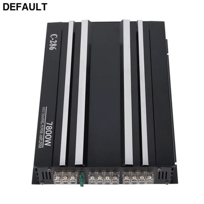 Car Stereo Amp Amplifier 7800W 4 Channels Class Aluminum Alloy Pure Bass Power for 12V Truck Boat UTV Motorcycle