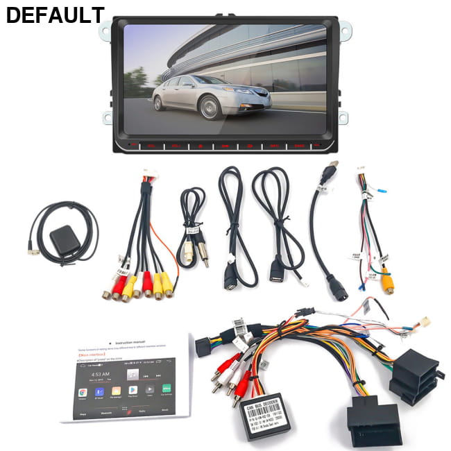 Car White Variable Case MP5 Android GPS Navigation Player Black DVD Players