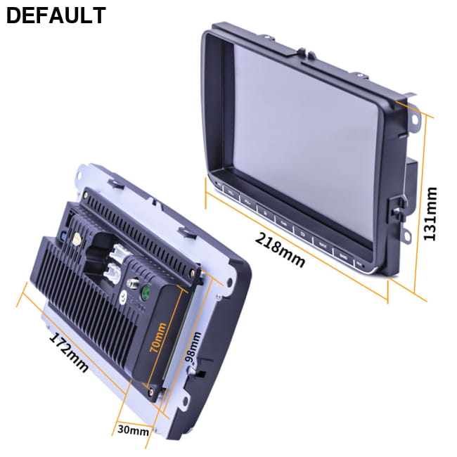 Car White Variable Case MP5 Android GPS Navigation Player Black DVD Players