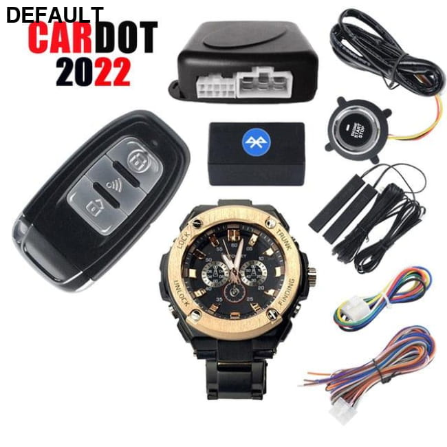 Cardot 2022 Smart Car Alarm with Digital Key Phone Start Stop Engine & Security Systems Electronics