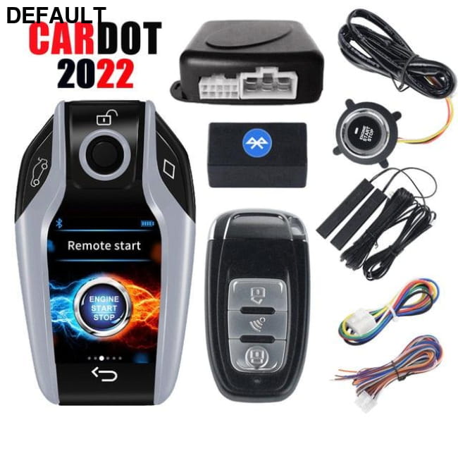 Cardot 2022 Smart Car Alarm with Digital Key Phone Start Stop Engine & Security Systems Electronics