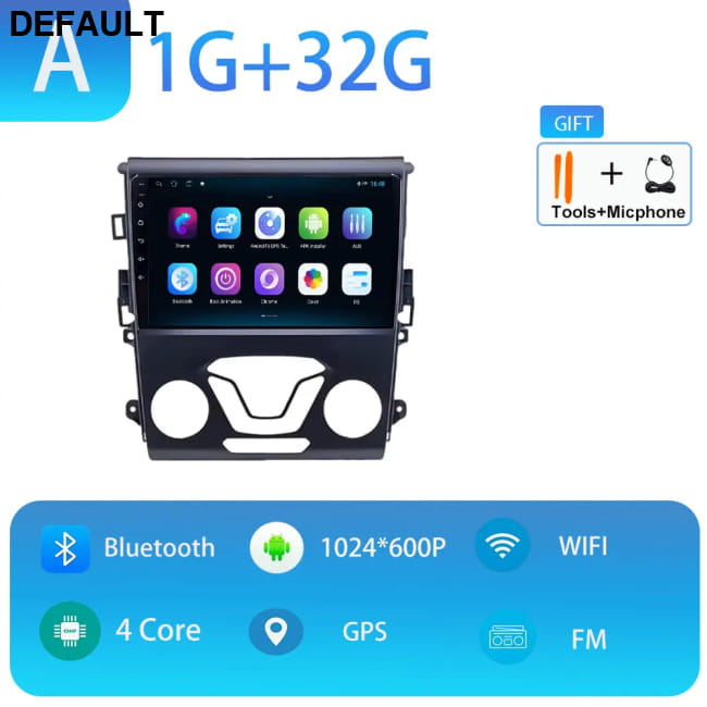 Carplay GPS 4G WIFI Car Radio Touch Screen for Ford Mondeo A 1GB 32GB DVD Players Motor Vehicle A/V & In-Dash Systems