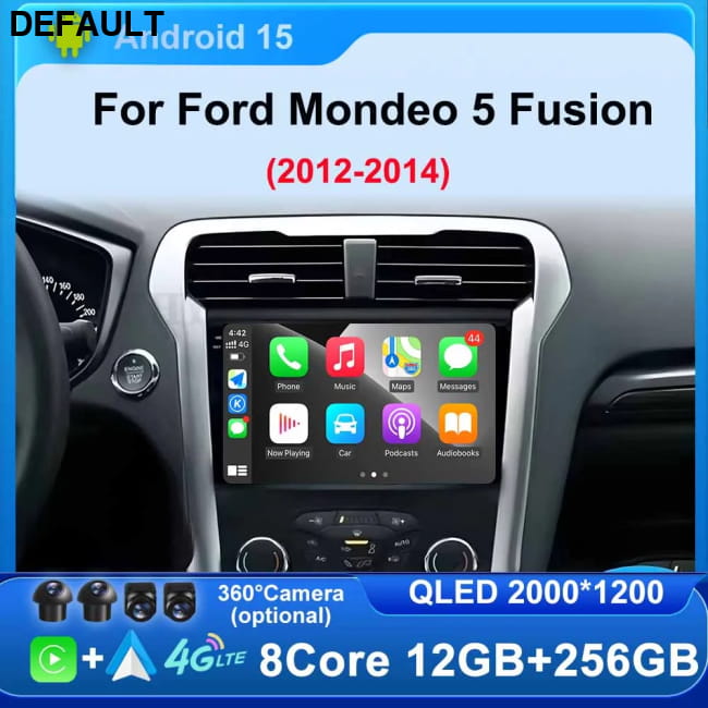 Carplay GPS 4G WIFI Car Radio Touch Screen for Ford Mondeo DVD Players Motor Vehicle A/V & In-Dash Systems