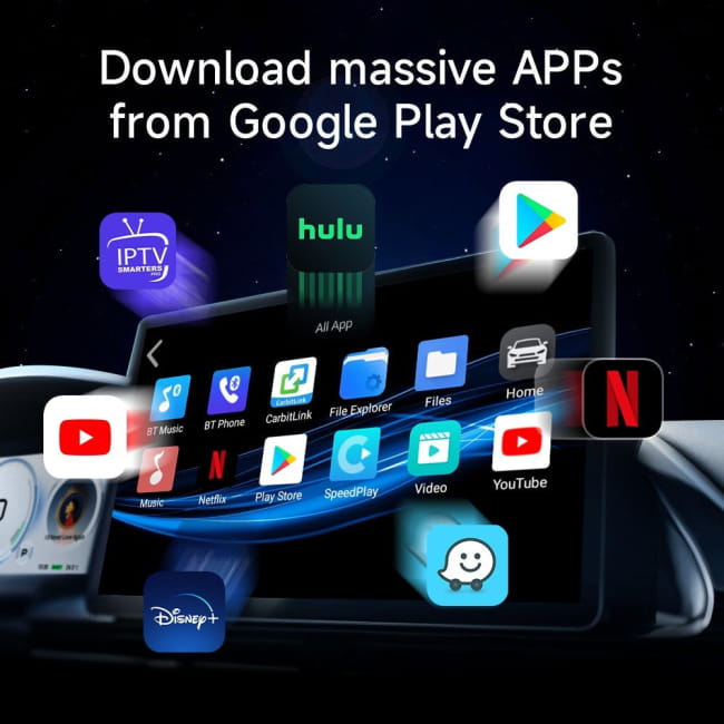 Carplay Original Car Wired To Wireless AI Box Qualcomm Audio Receiver Motor Vehicle Electronics
