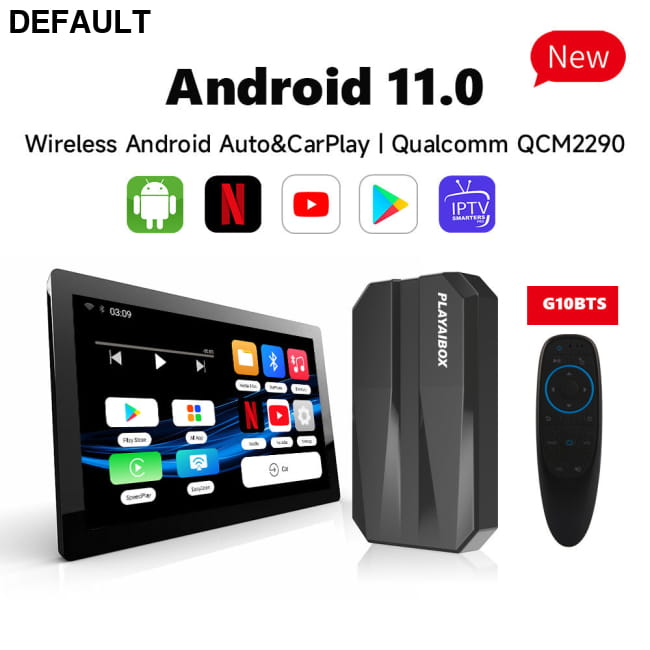 Carplay Original Car Wired To Wireless AI Box Qualcomm GT8 with remote control Audio Receiver Motor Vehicle Electronics