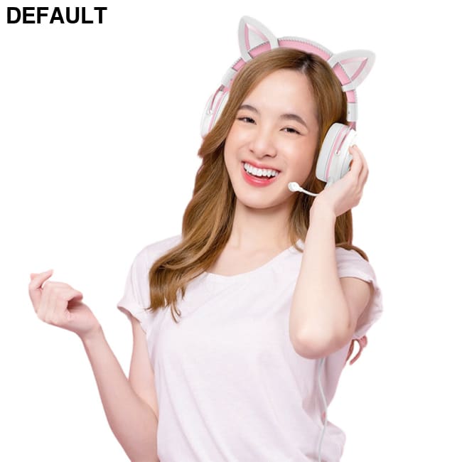 wireless cat ear headphonessss pink / CN Wired Headphones Best Selling Products Electronics