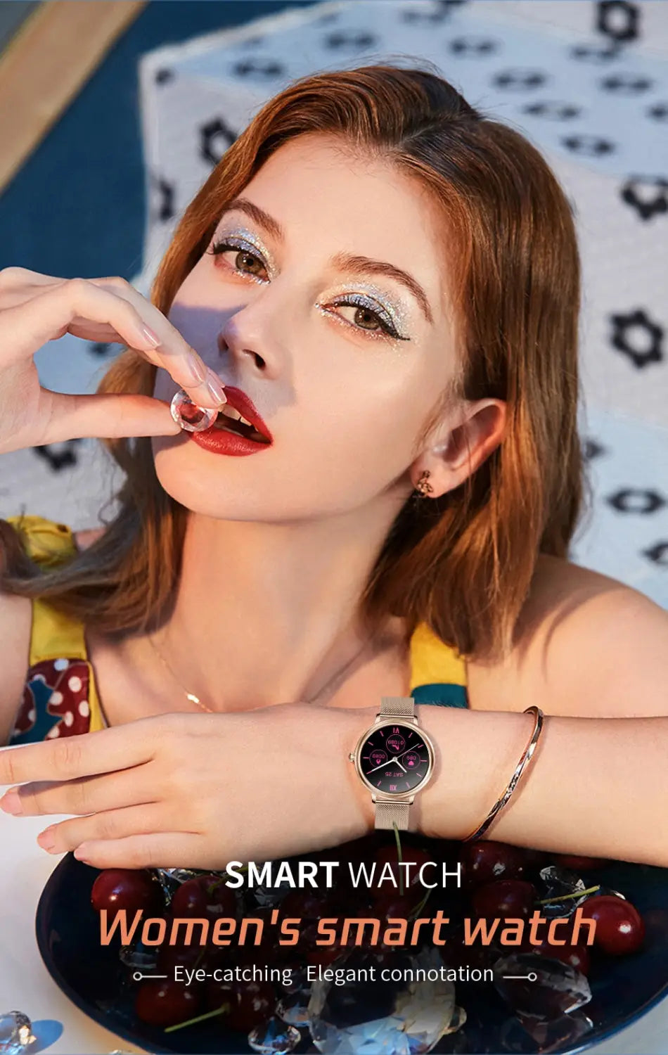 2020 SANLEPUS Stylish Women’s Smart Watch Luxury Waterproof Wristwatch Stainless Steel Casual Girls Smartwatch