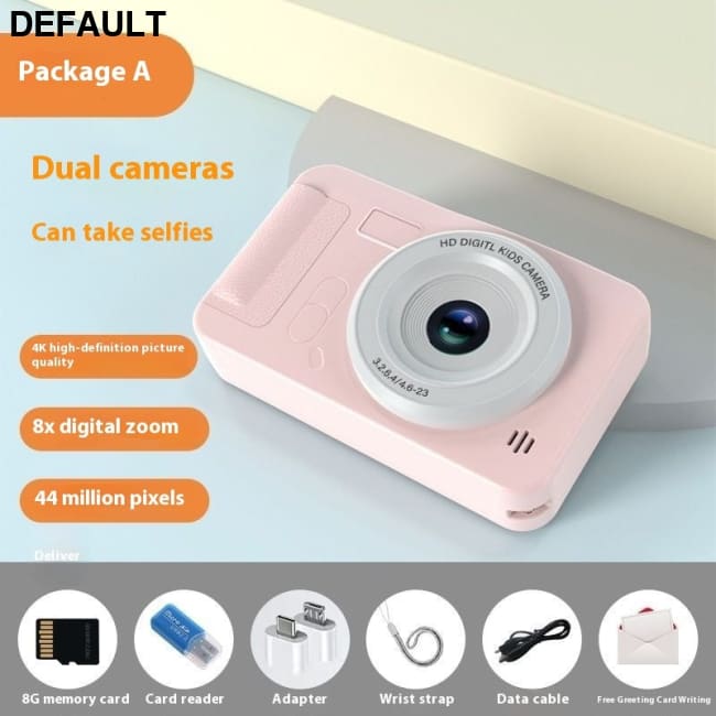 Ccd Digital Camera Kindergarten Gifts Student HD Pixel Portable Mobile Phone Double Cherry Pollen One Cameras Best