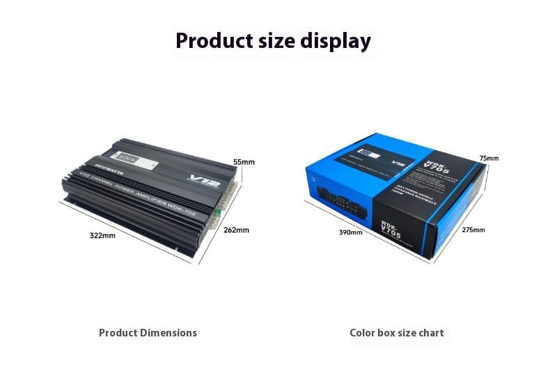 Car Audio High-power Aluminum Alloy Shell Amplifier