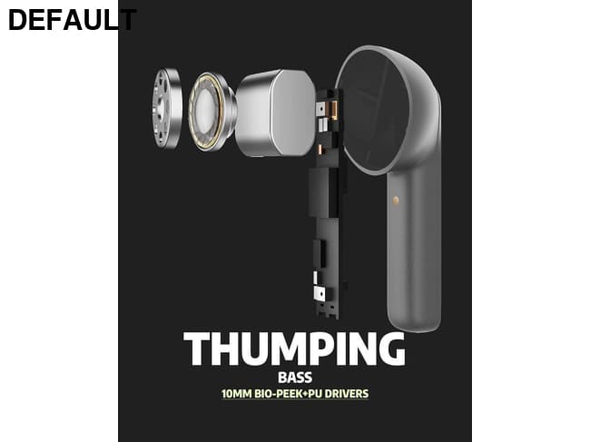 CE Ausou|AUFQBT101-GRAY R As Picture Mini Bluetooth Earphones Electronics