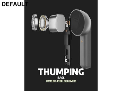 CE Ausou|AUFQBT101-GRAY R As Picture Mini Bluetooth Earphones Electronics