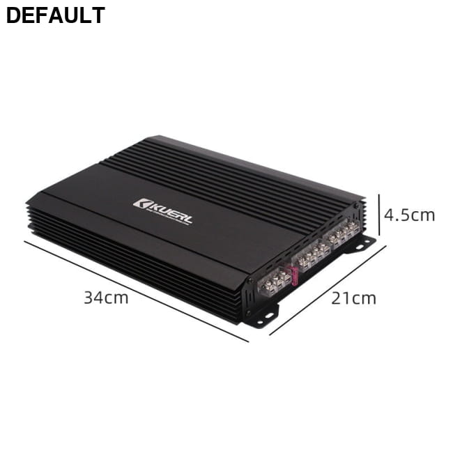 Channel Four-way High-power Vehicle 12V Car Amplifier Black Amplifiers Motor