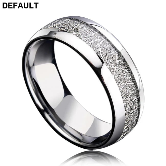 Charm Silver Color Couple Rings for Lover’s Cute Women black / 13 Wedding