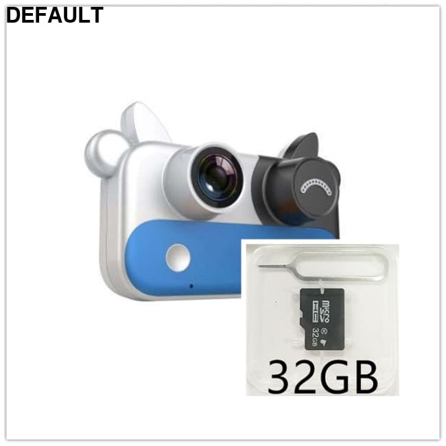 Children’s Camera Mini Blue with 32G Digital Cameras Best Selling Products Pretend Electronics