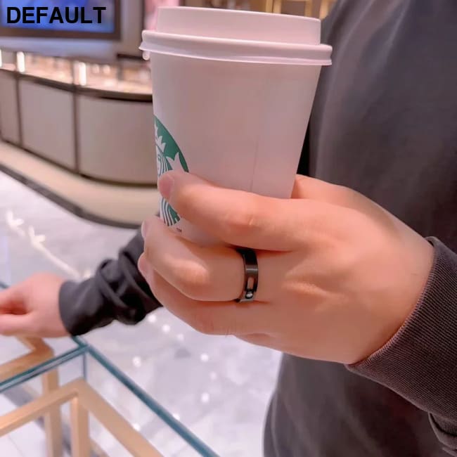 Classic Luxury Jewelry MOVE TITANIUM Series White Diamond Men’s ring Movable Stone S925 Pure Silver Material New Year’s