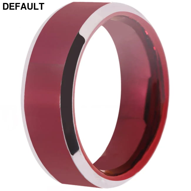 Classic Red Tungsten Rings New Ring For Men Wedding
