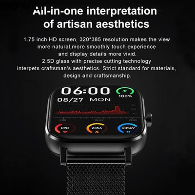 Cobrafly DT35+ Smart Watch Men Women 1.75inch Bluetooth Call Watches ECG PPG Best Selling Products