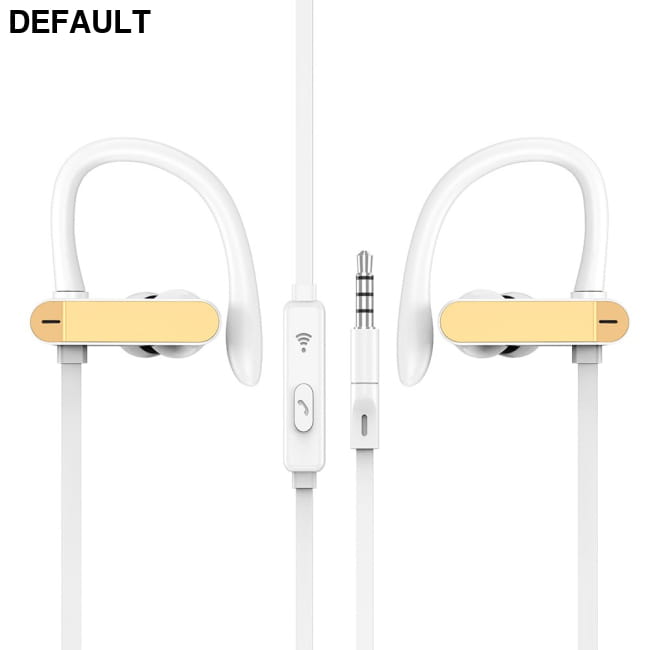 Compatible With Earphone PTM TS27 Sport Running Anti Drop White gold Wired Earbuds In-Ear Headphones
