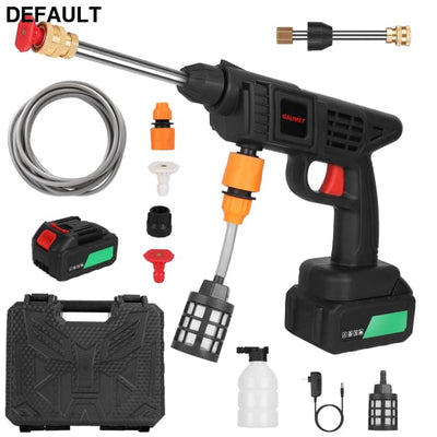 Cordless Pressure Washer Portable Electric Power High Water Sprayer 363PSI Car Cleaner with 12000mAh 48V Rechargeable