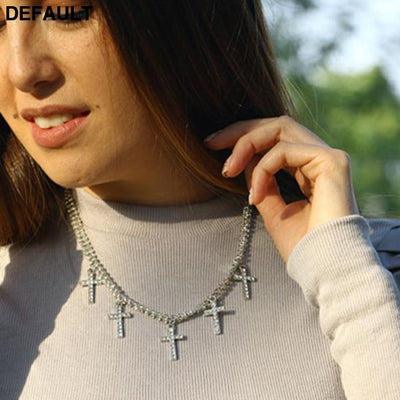 Cross pendant necklace Sterling Silver Necklaces Jewelry