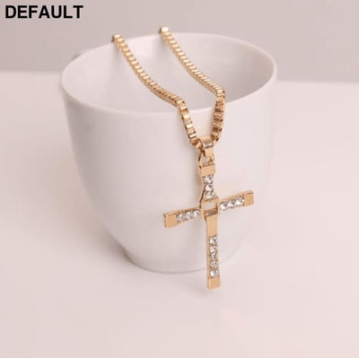 Cross Pendant Necklaces for Men Women Romantic Couple Neckchain Trendy Boy Chokers Jewelry Anniversary Accessories Gift