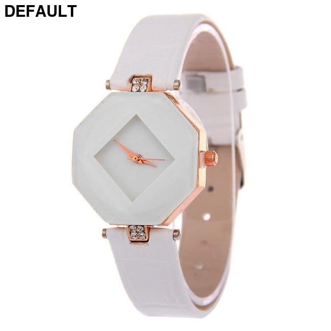 Crystal Cut Women’s Watch White Women Watches