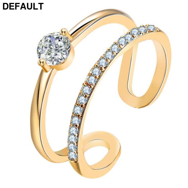 Cubic Zirconia Rings For Women FCS54451 Sterling Silver