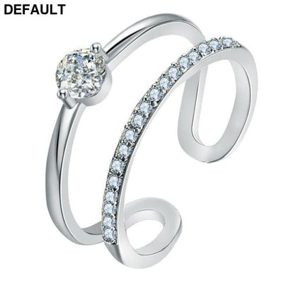 Cubic Zirconia Rings For Women Sterling Silver