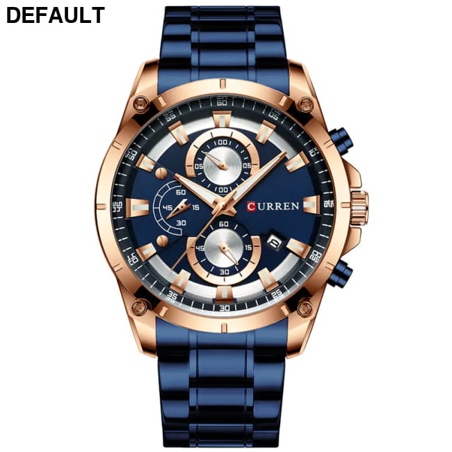 CURREN 8360 Men’s Waterproof Quartz Watch with Calendar Blue Men Watches Best Selling Products