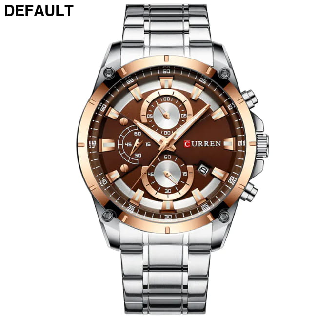 CURREN 8360 Men’s Waterproof Quartz Watch with Calendar Silver gold Men Watches Best Selling Products