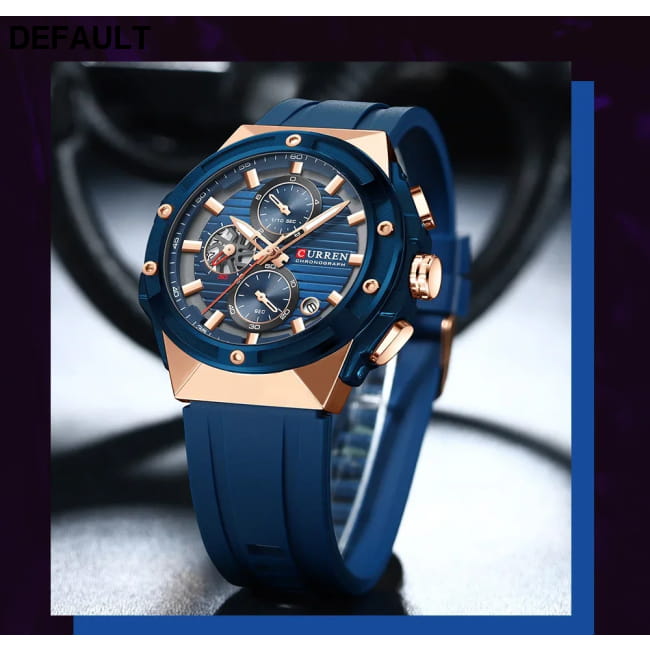 CURREN Fashionable Sports Multifunctional Chronograph Men Sport Watches
