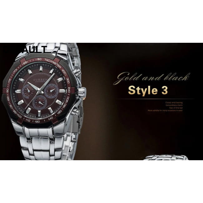CURREN Men Luxury Brand Military Sport Mens Watches Full