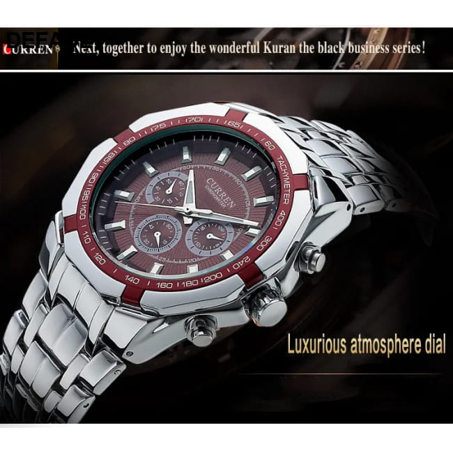CURREN Men Luxury Brand Military Sport Mens Watches Full
