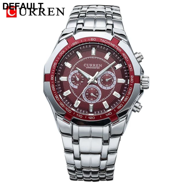 CURREN Men Luxury Brand Military Sport Mens Watches Full Steel Quartz Clock Men’s Waterproof Business Watch relogio
