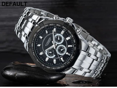 CURREN Men Luxury Brand Military Sport Mens Watches Full Steel Quartz Clock Men’s Waterproof Business Watch relogio