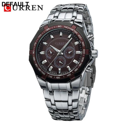 CURREN Men Luxury Brand Military Sport Mens Watches Full Steel Quartz Clock Men’s Waterproof Business Watch relogio