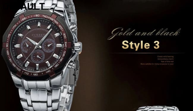 CURREN Men Luxury Brand Military Sport Mens Watches Full Steel Quartz Clock Men’s Waterproof Business Watch relogio