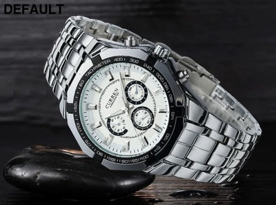 CURREN Men Luxury Brand Military Sport Mens Watches Full Steel Quartz Clock Men’s Waterproof Business Watch relogio