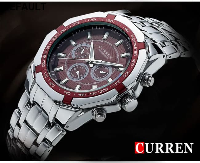 CURREN Men Luxury Brand Military Sport Mens Watches Full Steel Quartz Clock Men’s Waterproof Business Watch relogio