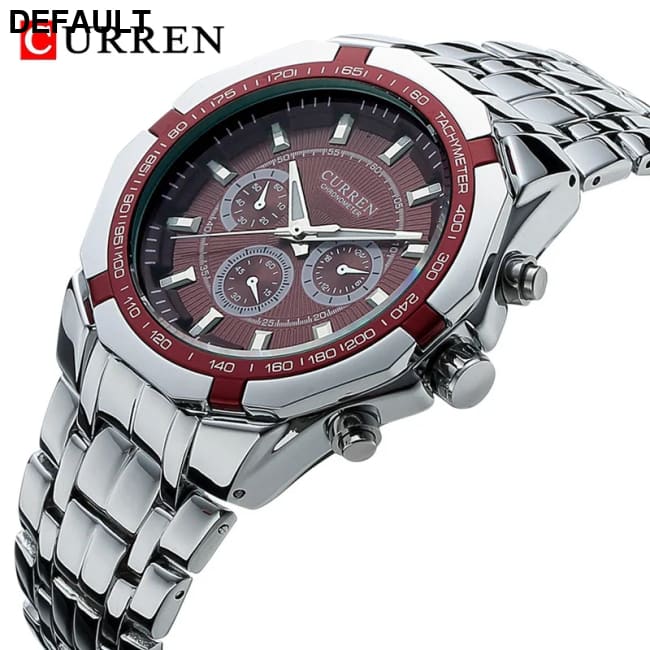CURREN Men Luxury Brand Military Sport Mens Watches Full Steel Quartz Clock Men’s Waterproof Business Watch relogio