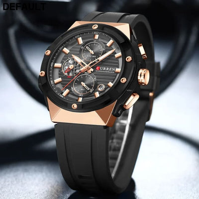 CURREN Top Brand Big Dial Chronograph Quartz Watch Men Sports Watches Military Male Wrist Clock relogio masculino Best