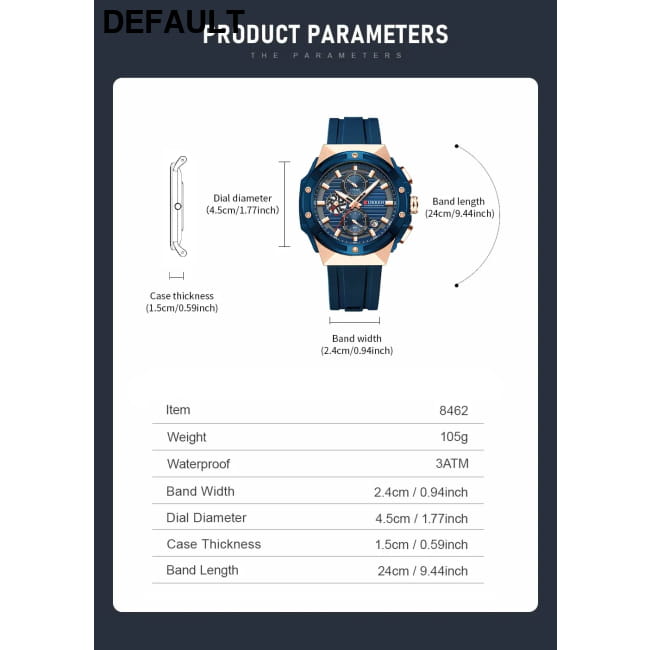 CURREN Top Brand Big Dial Chronograph Quartz Watch Men Watches Best Selling Products