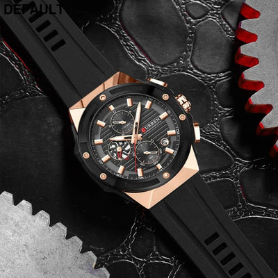CURREN Top Brand Big Dial Chronograph Quartz Watch Men Sports Watches Military Male Wrist Clock relogio masculino Best
