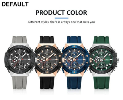 CURREN Top Brand Big Dial Chronograph Quartz Watch Men Sports Watches Military Male Wrist Clock relogio masculino Best