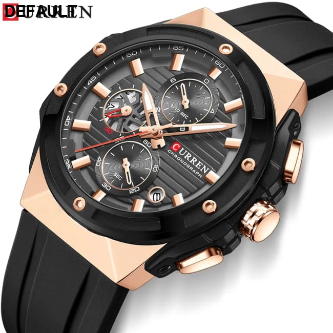 CURREN Top Brand Big Dial Chronograph Quartz Watch Men Sports Watches Military Male Wrist Clock relogio masculino Best