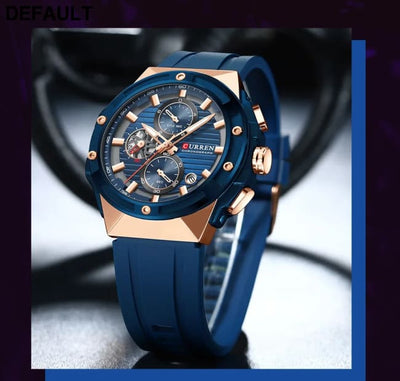 CURREN Top Brand Big Dial Chronograph Quartz Watch Men Sports Watches Military Male Wrist Clock relogio masculino Best
