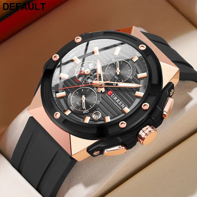 CURREN Top Brand Big Dial Chronograph Quartz Watch Men Sports Watches Military Male Wrist Clock relogio masculino Best