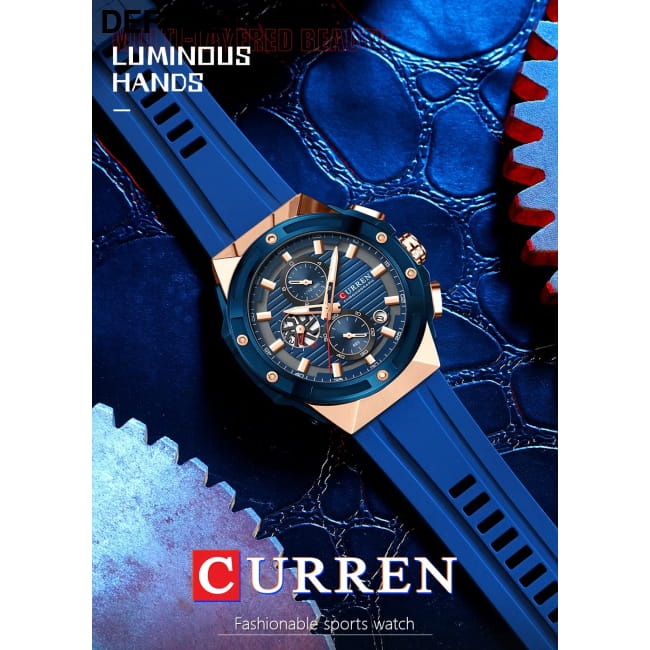 CURREN Top Brand Big Dial Chronograph Quartz Watch Men Watches Best Selling Products
